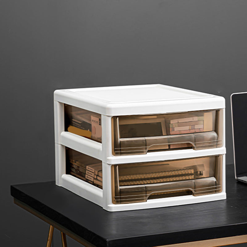 Vertical Transparent Filing Cabinet Modern Plastic File Cabinet