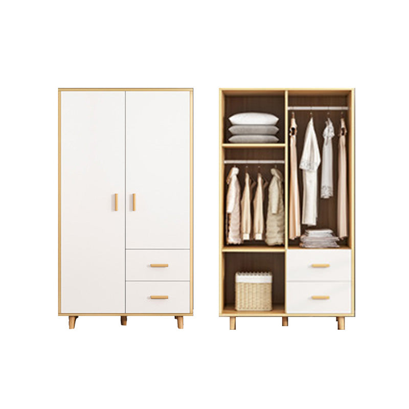 Rectangular Wardrobe Cabinet Modern Simple Wooden Wardrobe Cabinet