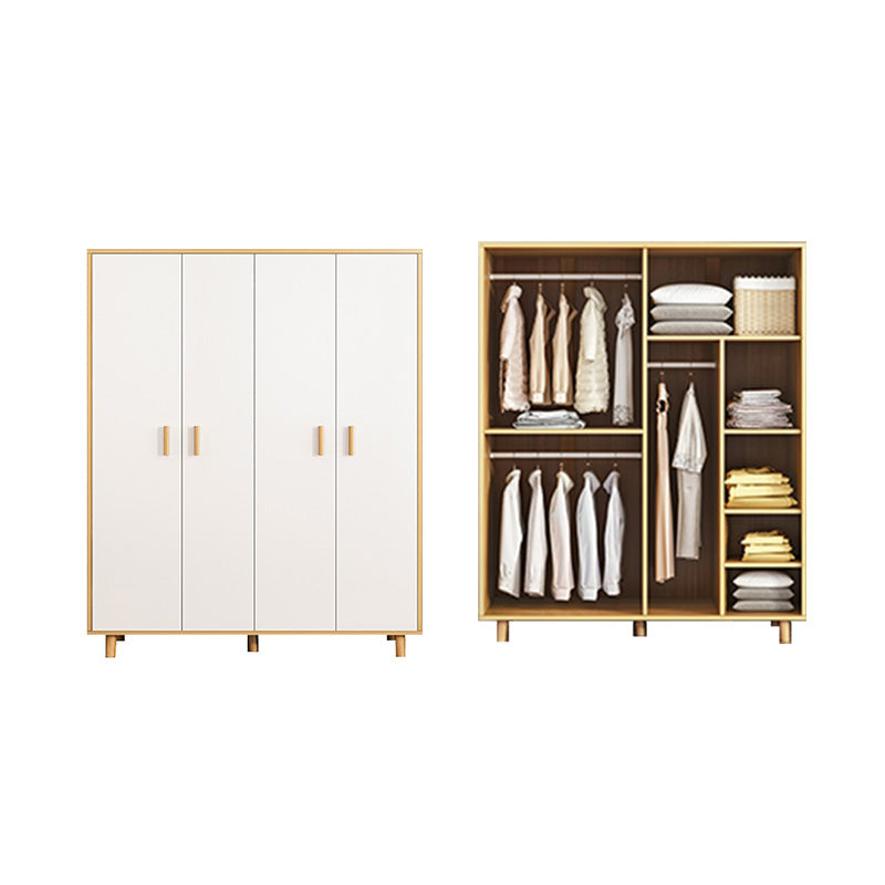 Rectangular Wardrobe Cabinet Modern Simple Wooden Wardrobe Cabinet