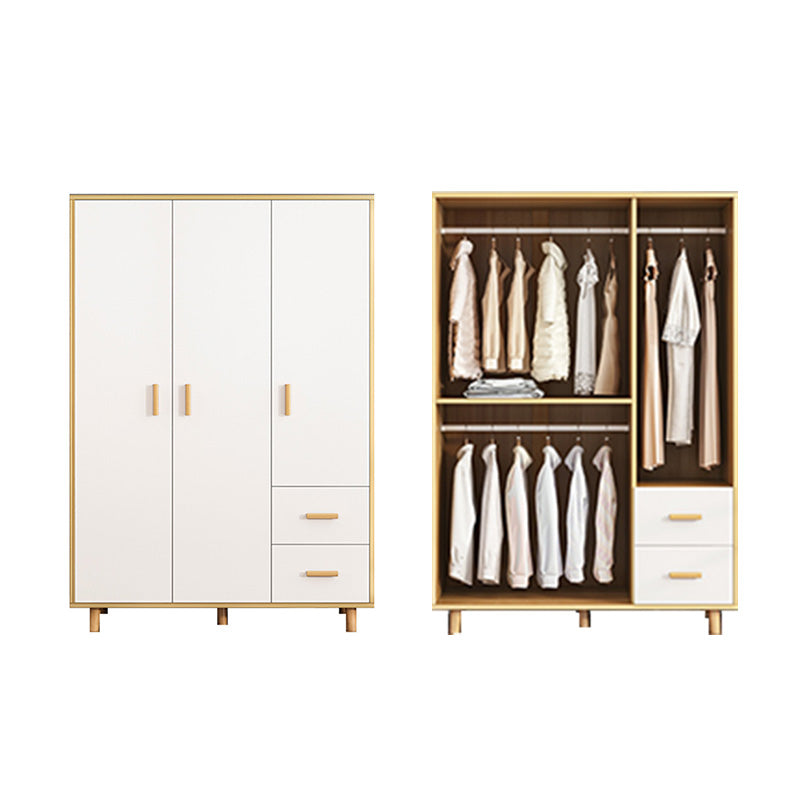 Rectangular Wardrobe Cabinet Modern Simple Wooden Wardrobe Cabinet