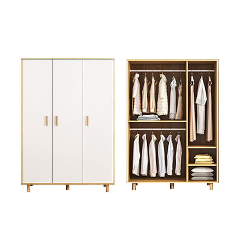 Rectangular Wardrobe Cabinet Modern Simple Wooden Wardrobe Cabinet