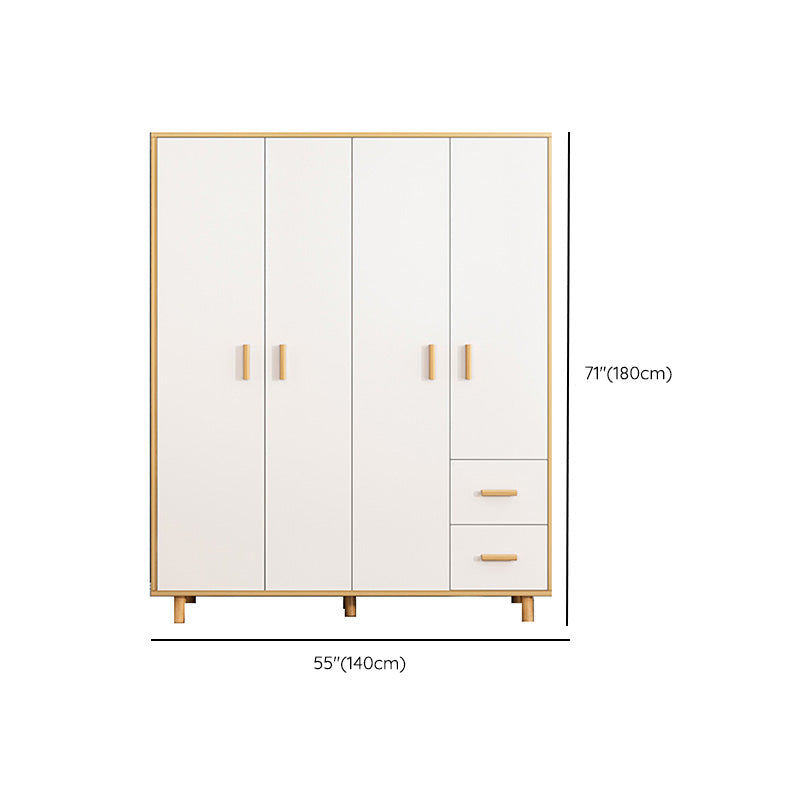 Rectangular Wardrobe Cabinet Modern Simple Wooden Wardrobe Cabinet