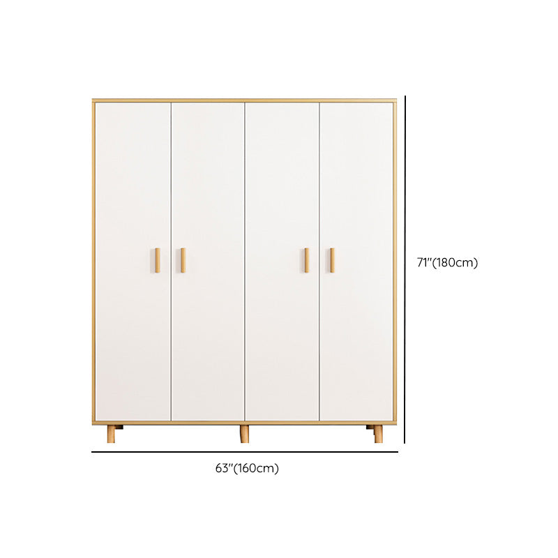 Rectangular Wardrobe Cabinet Modern Simple Wooden Wardrobe Cabinet