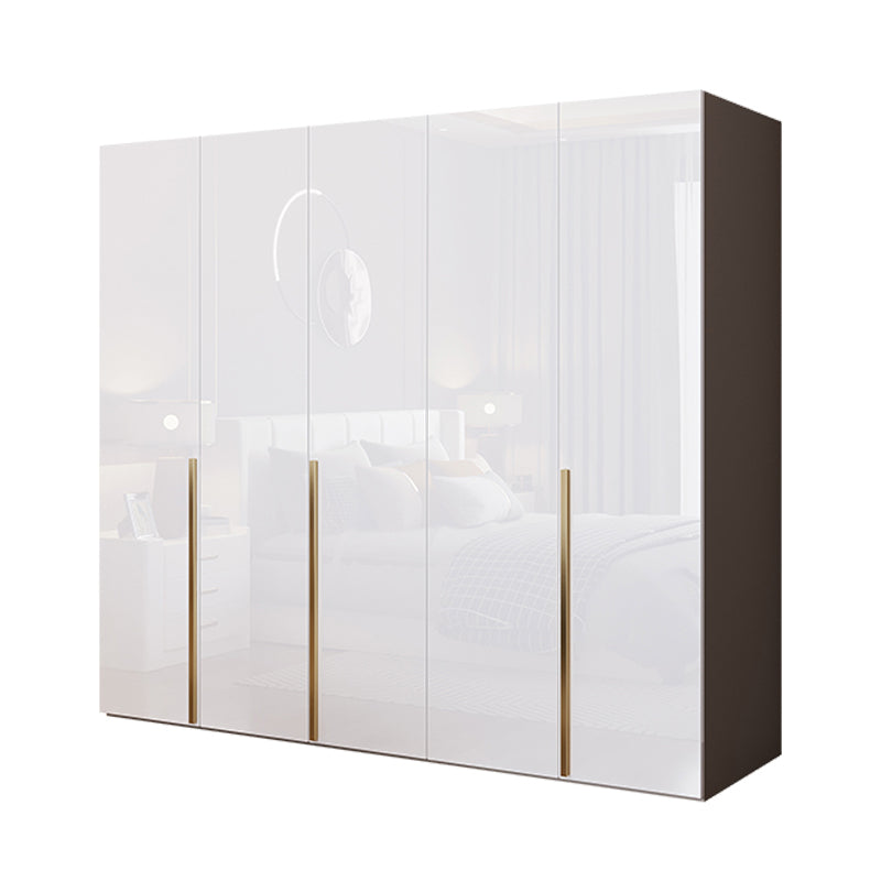 Bedroom Soft Close Doors Armoire Modern Style Wooden Wardrobe Cabinet
