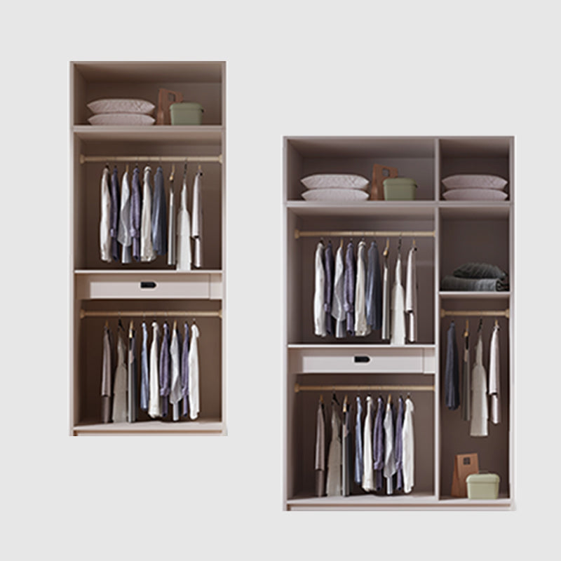 Bedroom Soft Close Doors Armoire Modern Style Wooden Wardrobe Cabinet