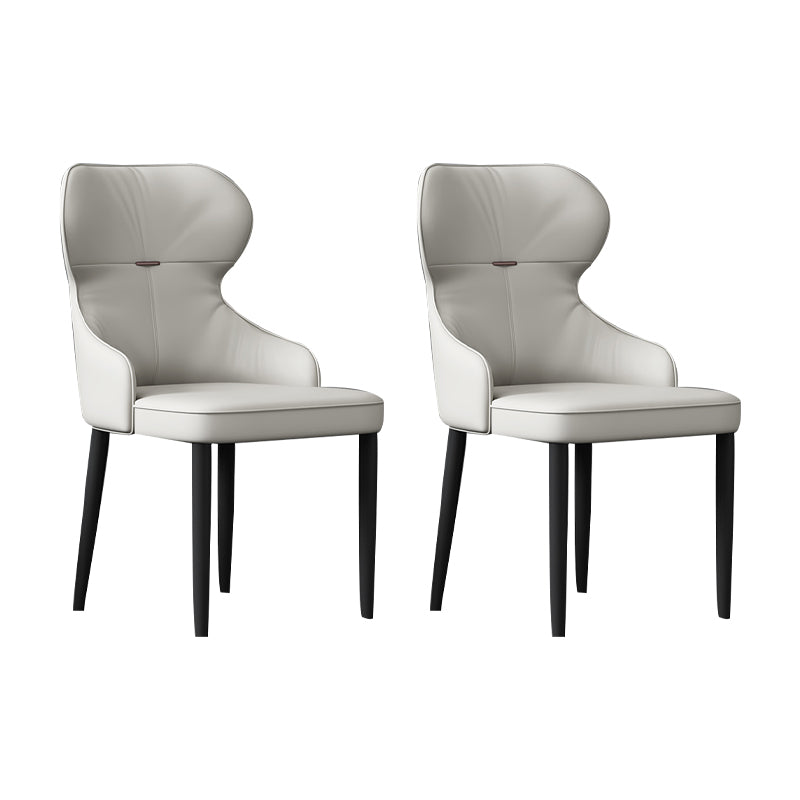 Industrial Style Arm Chair Faux Leather Wingback Chair for Living Room