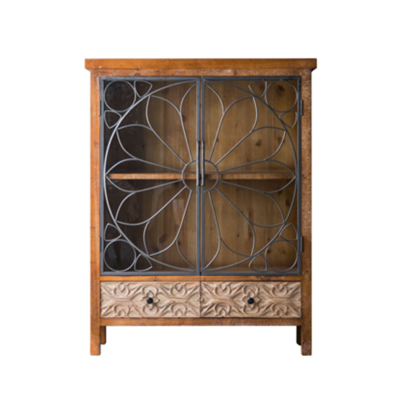 Modern Sideboard Solid Wood Sideboard Cabinet with Doors for Dining Room