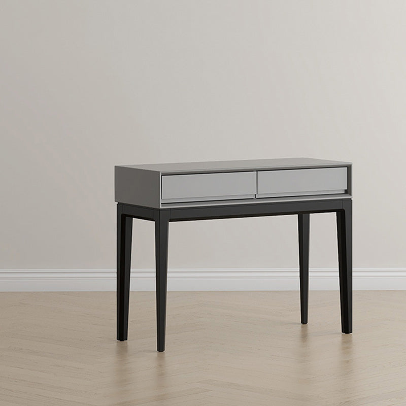 Modern Wooden Mirror Bedroom With Drawer Standing Vanity Dressing Table