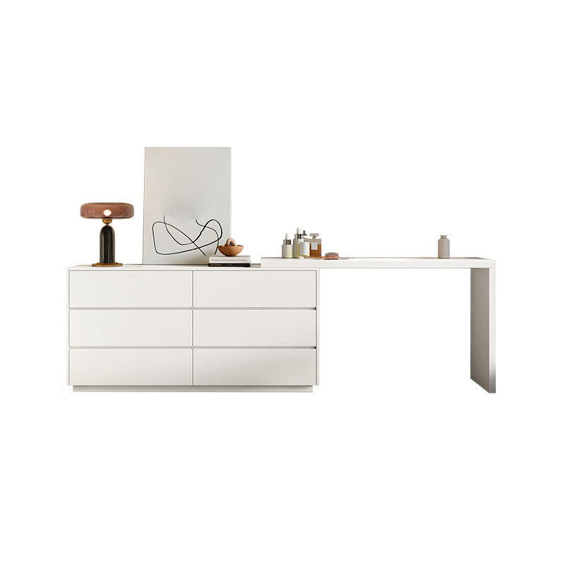 Modern Wooden Standing With Drawer White Bedroom Vanity Dressing Table