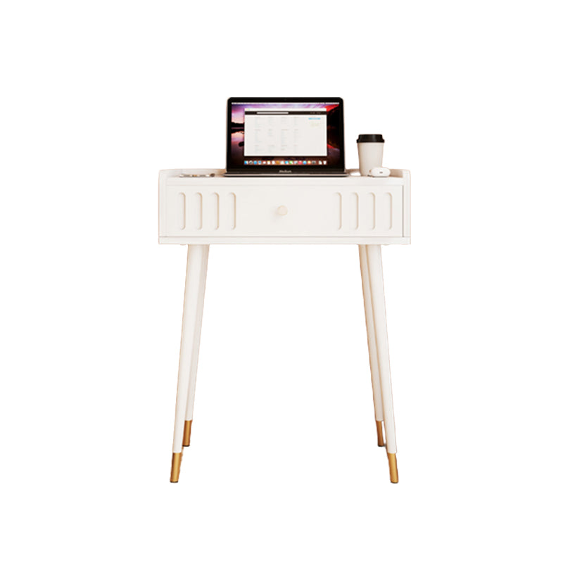15" Wide Contemporary Make-up Vanity Wooden White Dressing Table