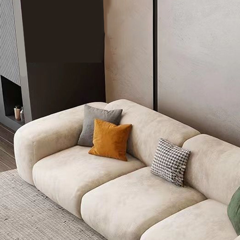 Tropical Settee Living Room Gray Cushions Standard Square Arm Seating