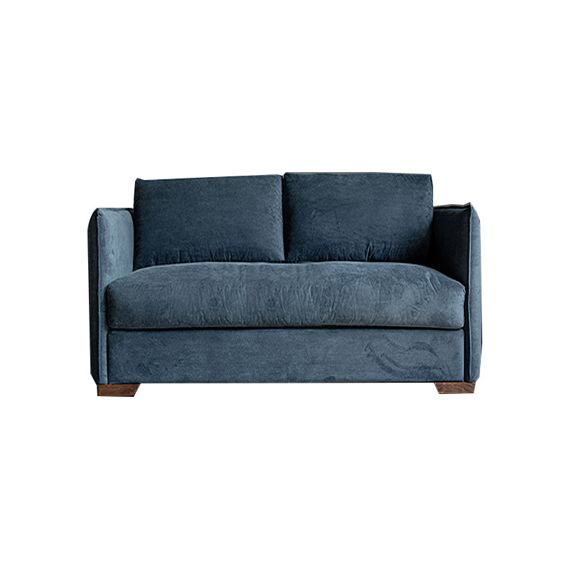 Scandinavian Sofa Fabric Living Room Pillows Square Arm Standard Sofa Bed