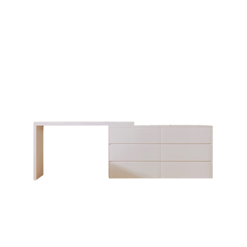 15" Wide Scandinavian Vanity Table Wooden White Make-up Vanity