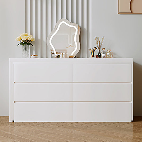 15" Wide Scandinavian Vanity Table Wooden White Make-up Vanity