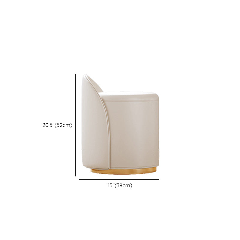 15" Wide Scandinavian Vanity Table Wooden White Make-up Vanity