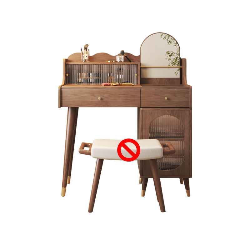 17" Wide Traditional Vanity Table Wooden Make-up Vanity with Drawer