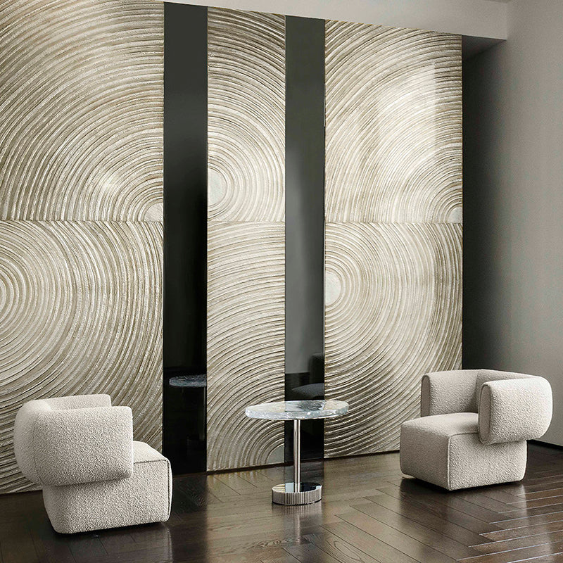 Contemporary Slate Coffee Table Round Bunching Coffee Table Sets for Living Room