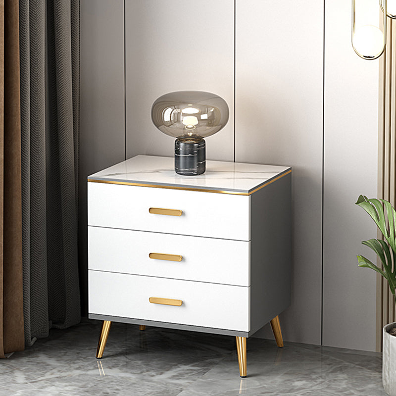 Wood Storage Cabinet Contemporary Standard Side Cabinet with Drawers