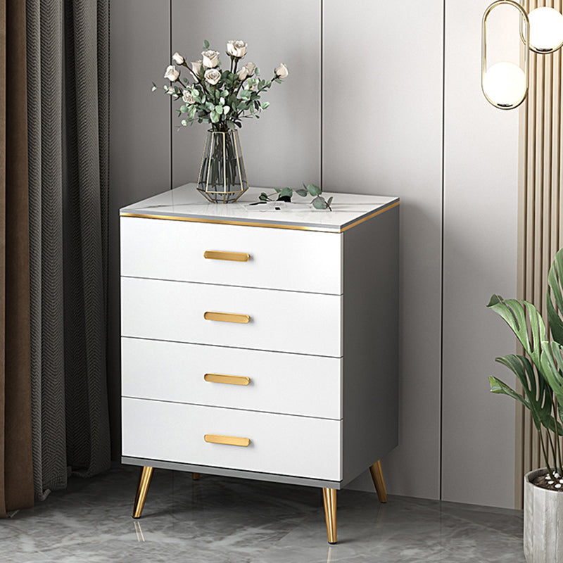 Wood Storage Cabinet Contemporary Standard Side Cabinet with Drawers