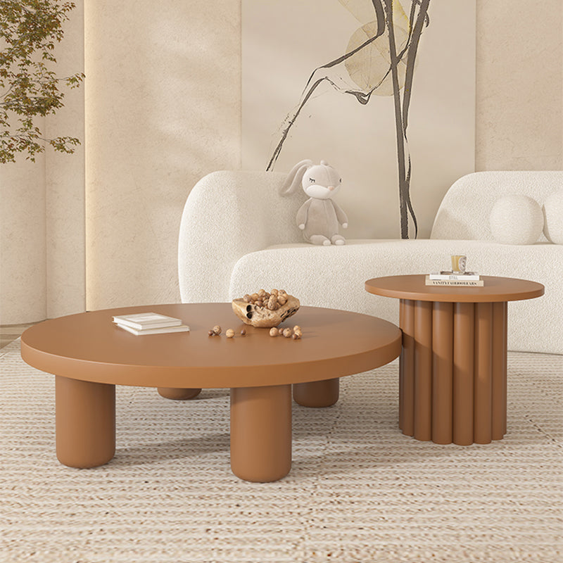 Wood Coffee Cocktail Table Contemporary Coffee or End Table with 4 Legs