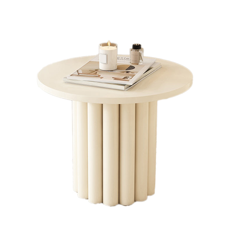 Wood Coffee Cocktail Table White Coffee or End Table with 4 Legs
