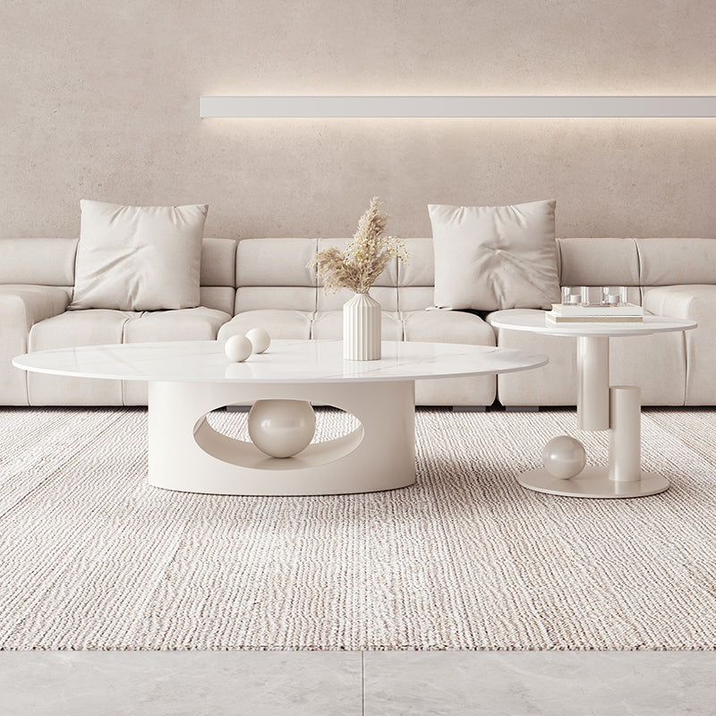 Minimalism Abstract Coffee Table Slate Geometric Coffee or End Table