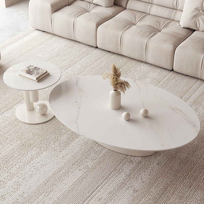 Minimalism Abstract Coffee Table Slate Geometric Coffee or End Table