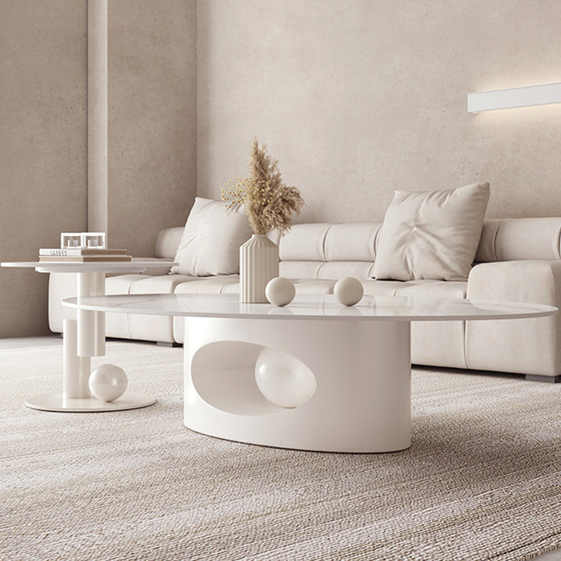 Minimalism Abstract Coffee Table Slate Geometric Coffee or End Table