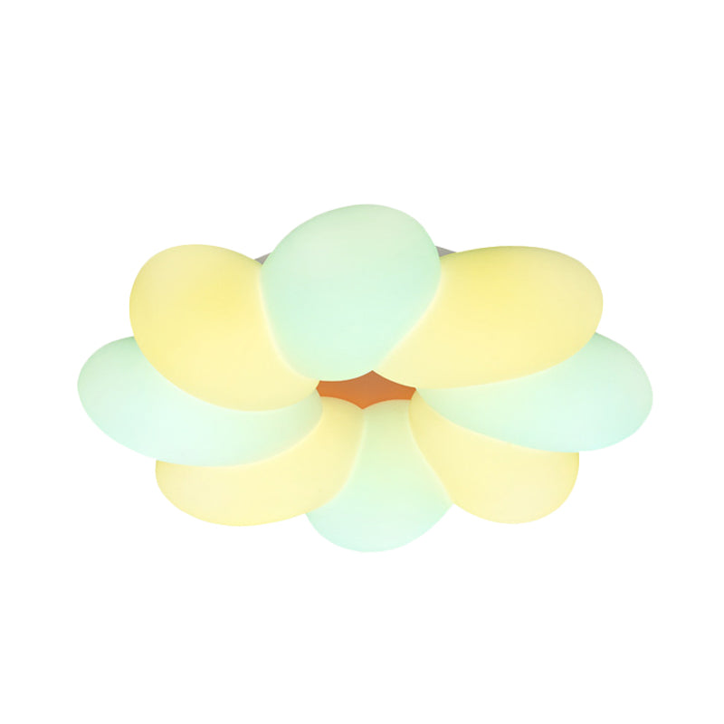 Cabritos de plástico floral Vaciado LED de descarga de LED Iluminación empotrada en blanco para dormitorio