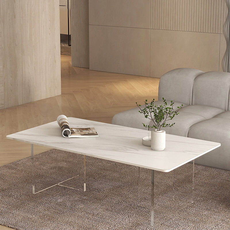 Slate Top Coffee Cocktail Table Sled Rectangle Coffee or End Table