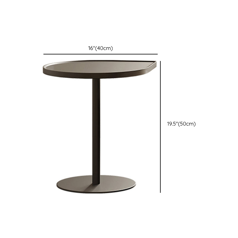 Contemporary Cocktail Table Round Pedestal Coffee Cocktail Table