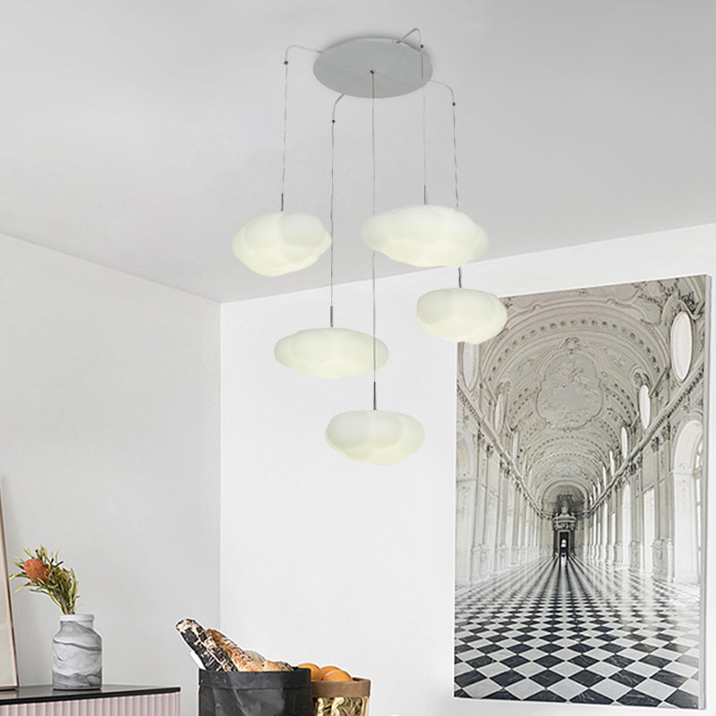 Cluster nuage de nuages de style enfant de style enfant 1/3/5