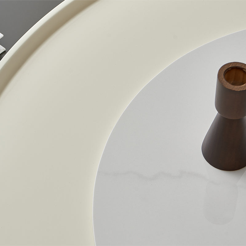 Wood Coffee Cocktail Table with Tray Top Abstract Coffee or End Table with Storage