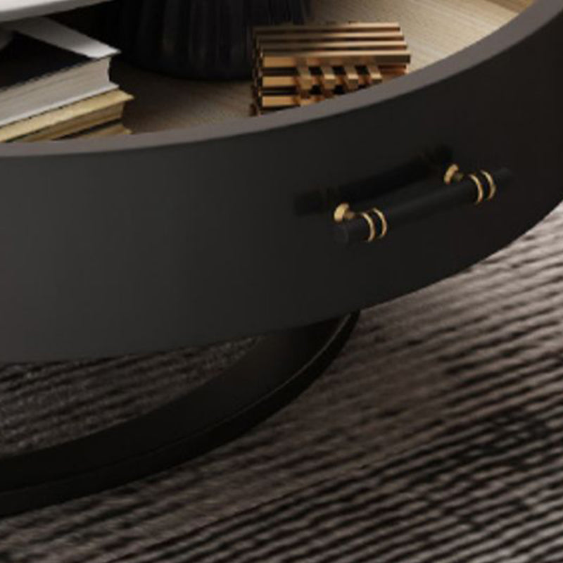 Slate Coffee Cocktail Table Frame Coffee or End Table with Storage Drawers