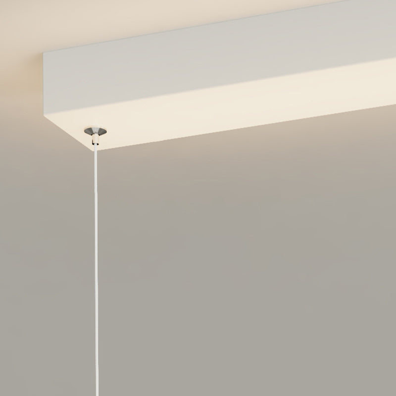 Modernism 3/4-Light Kitchen Island Lighting White LED Island Pendant Lighting