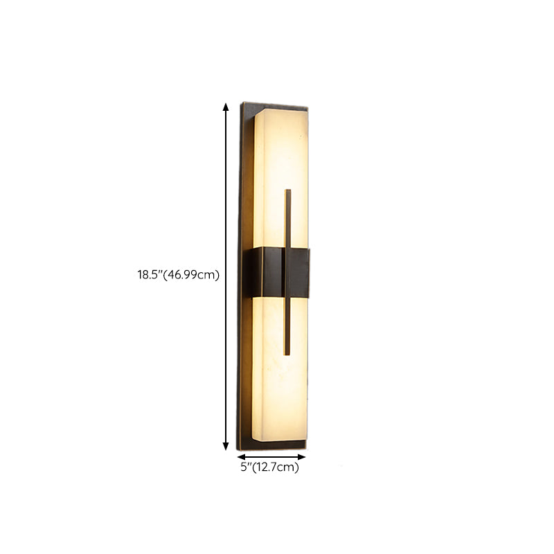 Modernism Wall Sconce Waterproof Outdoor Sconce Light Fixture with Marble