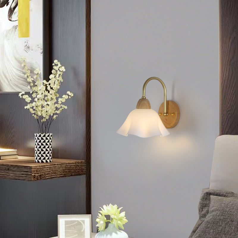 Modern Style Wall Mounted Sconce 1-Light Wall Lights for Bedroom