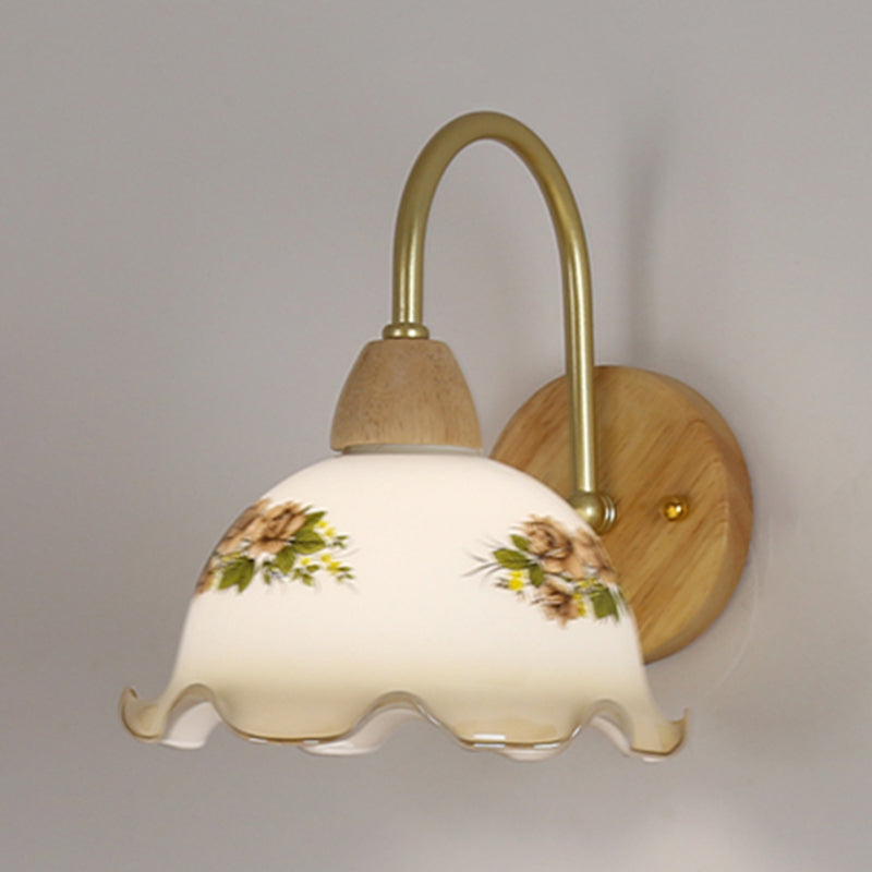 Modern Style Wall Mounted Sconce 1-Light Wall Lights for Bedroom