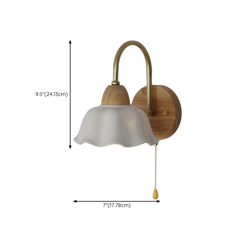 Modern Style Wall Mounted Sconce 1-Light Wall Lights for Bedroom