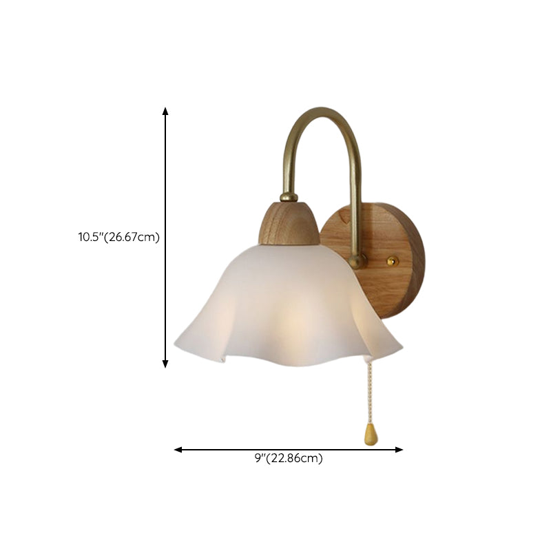 Modern Style Wall Mounted Sconce 1-Light Wall Lights for Bedroom