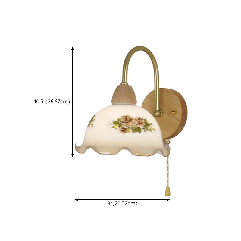 Modern Style Wall Mounted Sconce 1-Light Wall Lights for Bedroom