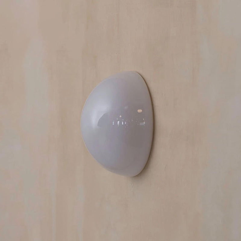 Glass Wall Mounted Sconce White Shade Wall Lights for Bedroom