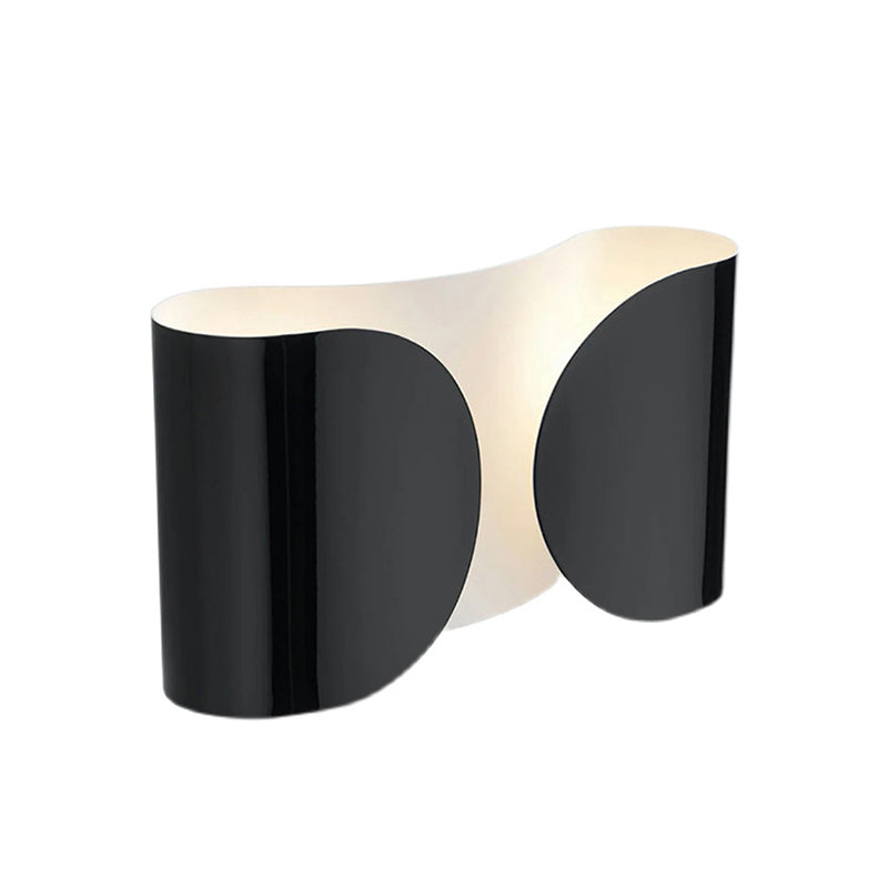 Metal Wall Mounted Sconce Black/White/Gold/Silver Wall Lights for Bedroom