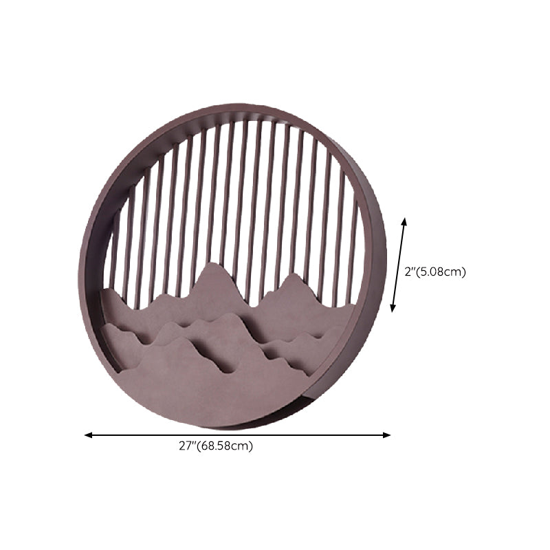 Circle Wall Sconce Contemporary Outdoor Wall Light Fixture for Courtyard