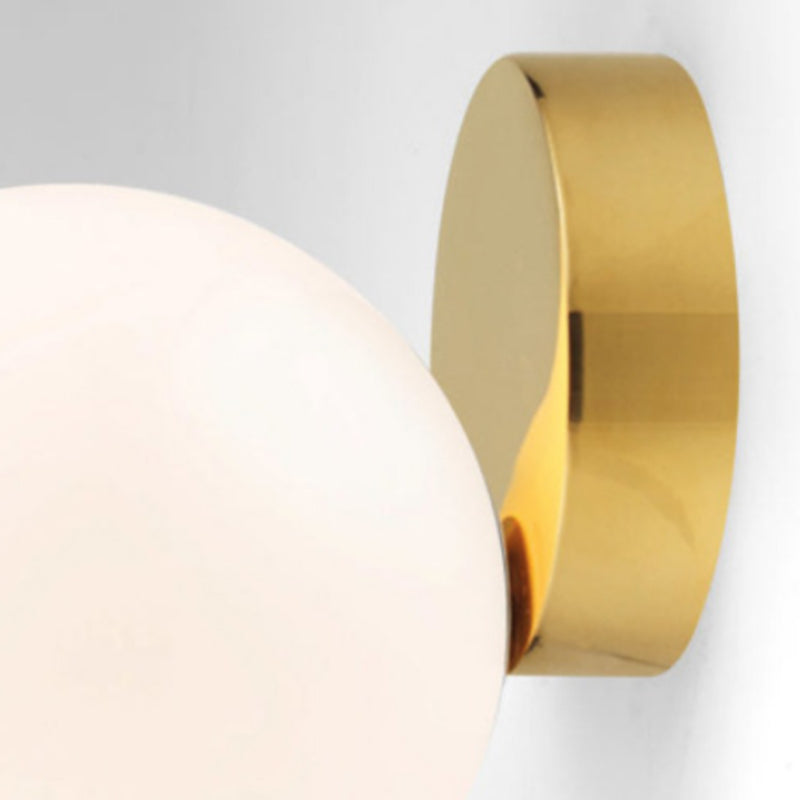 Modern Style Wall Mounted Sconce Glass Shade Wall Lights for Bedroom