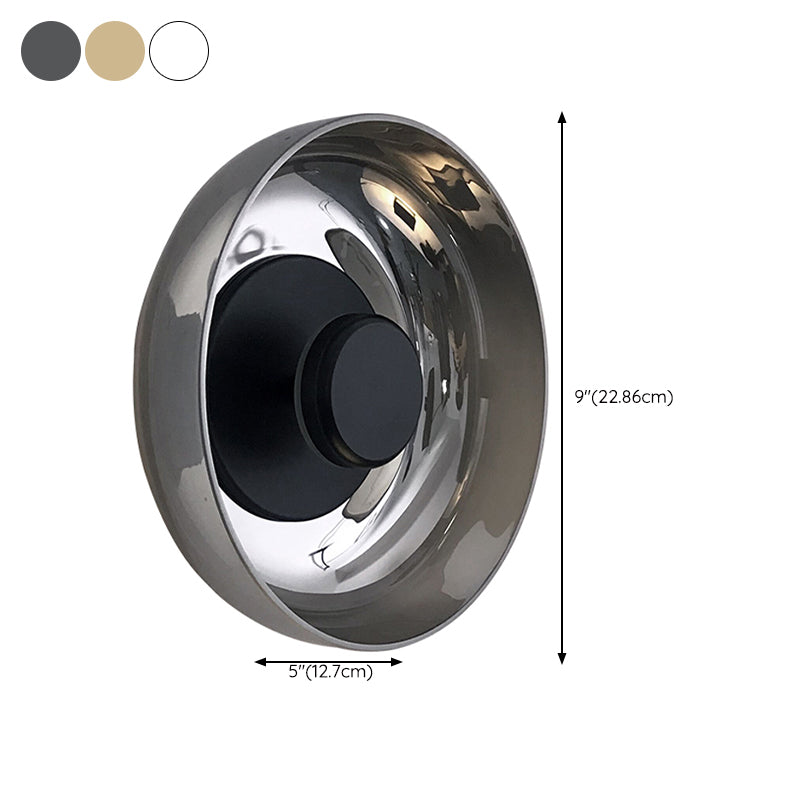 Glass Shade Wall Lights Modern Style Wall Mounted Sconce for Bedroom