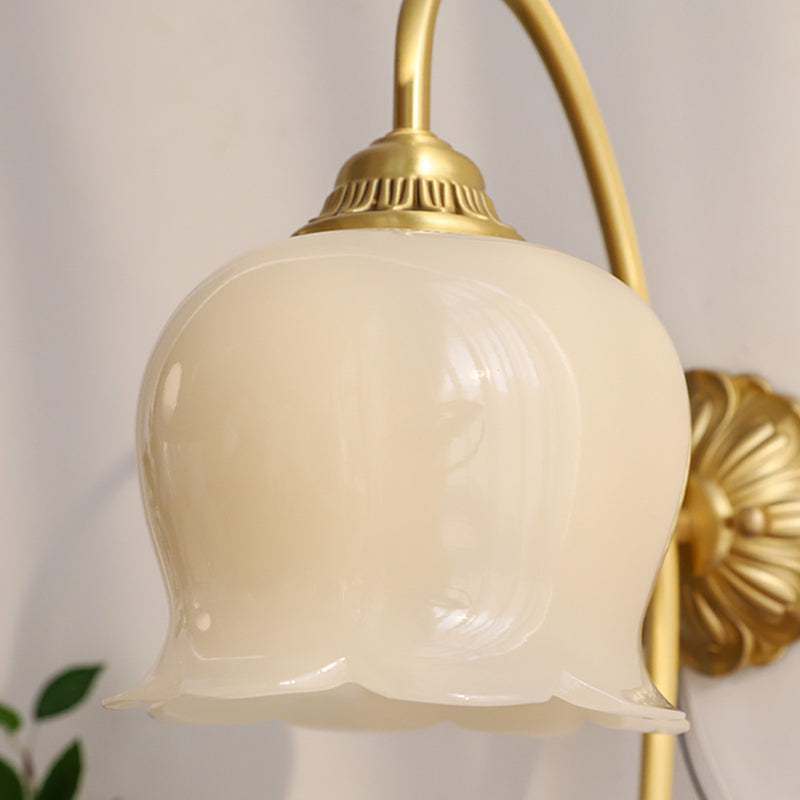 Resin Shade Wall Lights Modern Style Wall Mounted Sconce for Bedroom