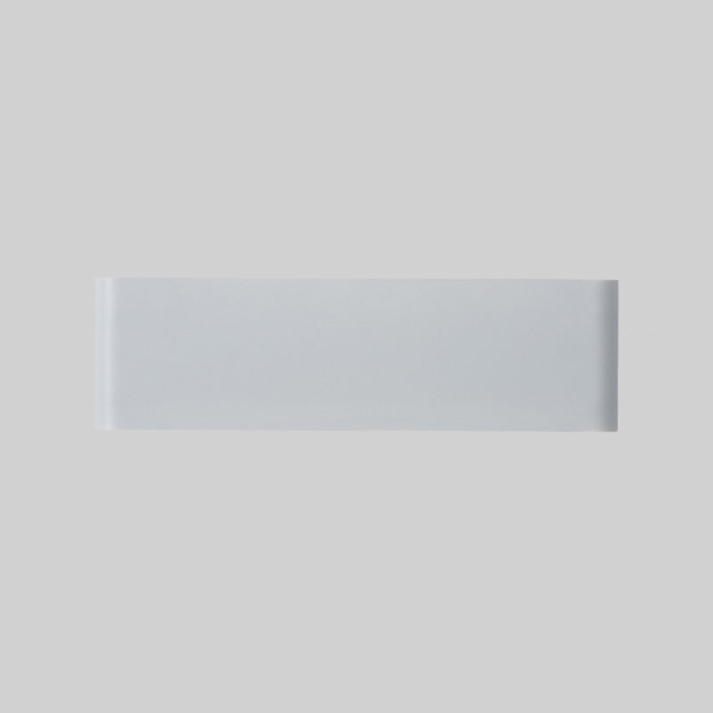 Contemporary Wall Sconce Rectangular Wall Light Fixture with Aluminium