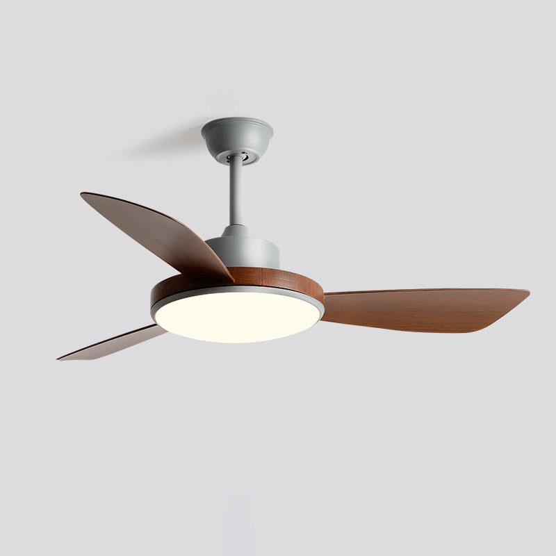 Modern Ceiling Fan Light Fixture Colorful LED Ceiling Lamp for Bedroom