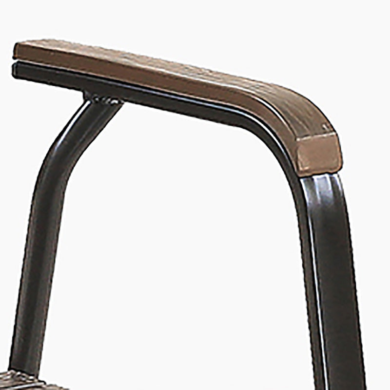 Tropical Set of 2 Dining Armchair Stacking Outdoor Chair with Arms